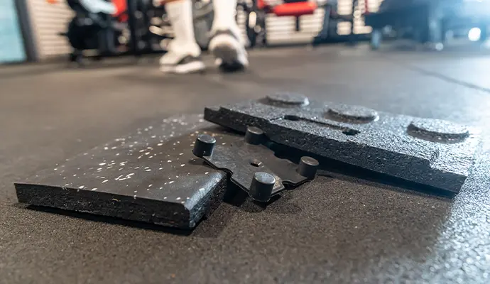 Zona de peso libre con suelo de 20 mm